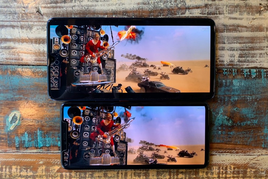 The Huawei Mate 20 X (top) and Mate 20 Pro. Photo: Ben Sin