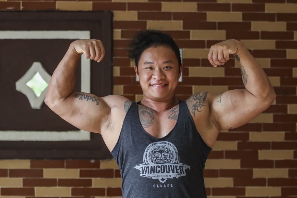 Bodybuilder Siufung Law Wan-ling says the sport has allowed her to transcend boundaries, even though she identifies as a man but has had to compete as a woman. Photo: Jonathan Wong