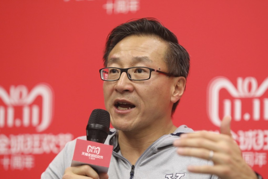 Joseph Tsai, executive vice-chairman of Alibaba Group, during the Alibaba Tmall 11.11 Global Shopping Festival in Shanghai. Photo: Simon Song