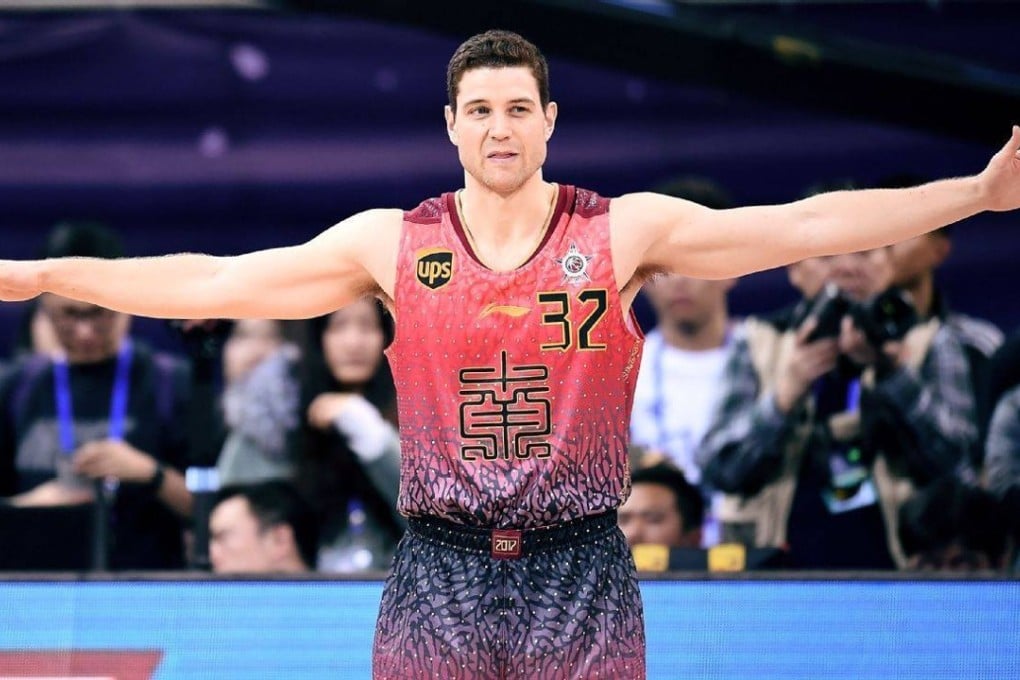 Jimmer Fredette in the 2017 Chinese Basketball Association All-Star game. Photo: Facebook/Jimmer Fredette