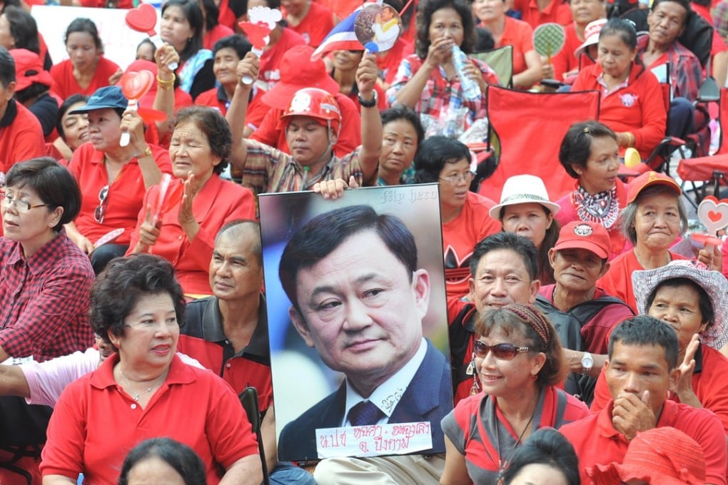 Supporters of former premier Thaksin Shinawatra during a rally in Bangkok in 2010. Photo: Xinhua