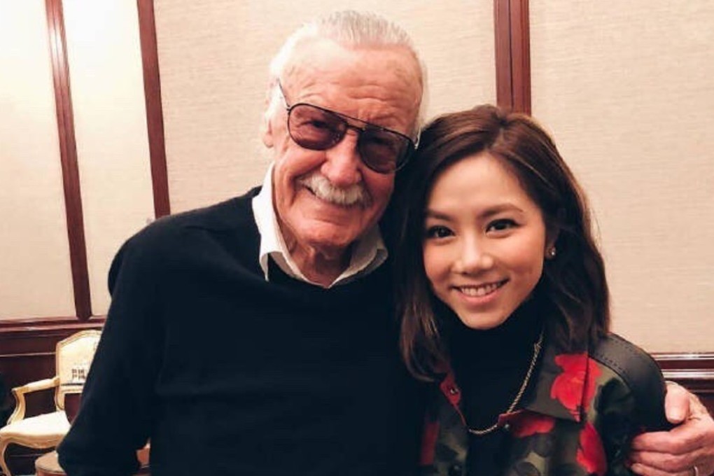 Stan Lee’s encounter with G.E.M. in Hong Kong last December became a source of inspiration for the new superhero. Photo: Handout