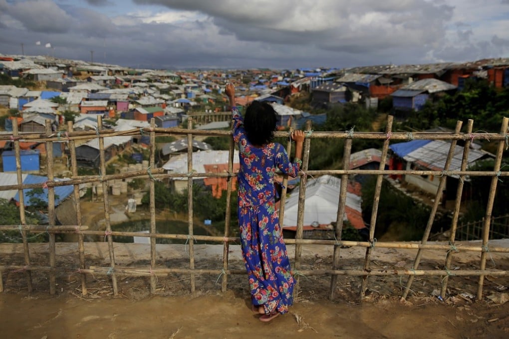 More than half a million Rohingya children live in congested refugee camps in Bangladesh. Photo: AP