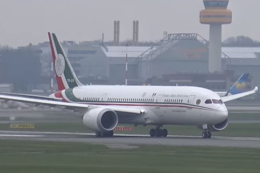 For sale: Mexico's presidential jet, a Boeing 787-8 Dreamliner. File photo: YouTube