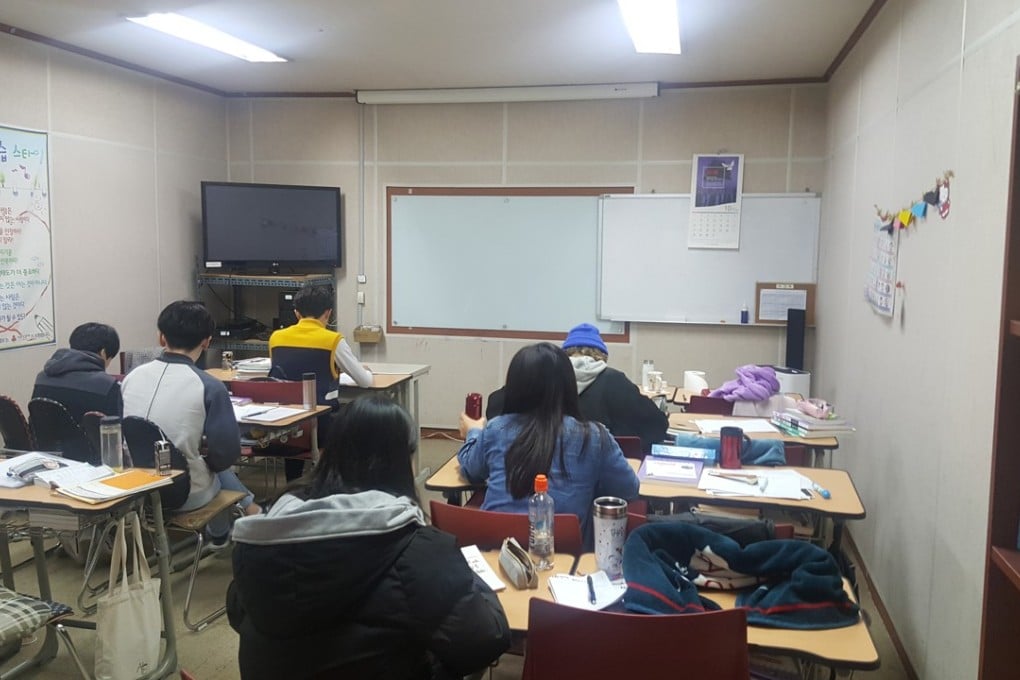 A class at Haankkum school, which caters to North Korean defectors. Photo: David Lee