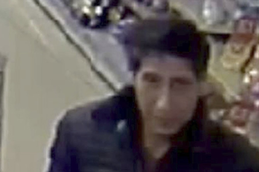 A photo supplied by Blackpool police of an alleged thief bearing a striking resemblance to actor David Schwimmer, who played Ross on the television show ‘Friends’. Photo: AP