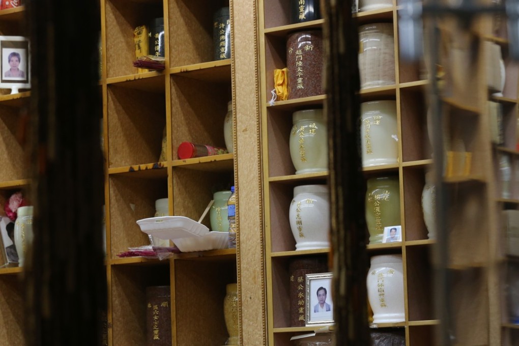 A private columbarium in Hung Hom. Photo: David Wong