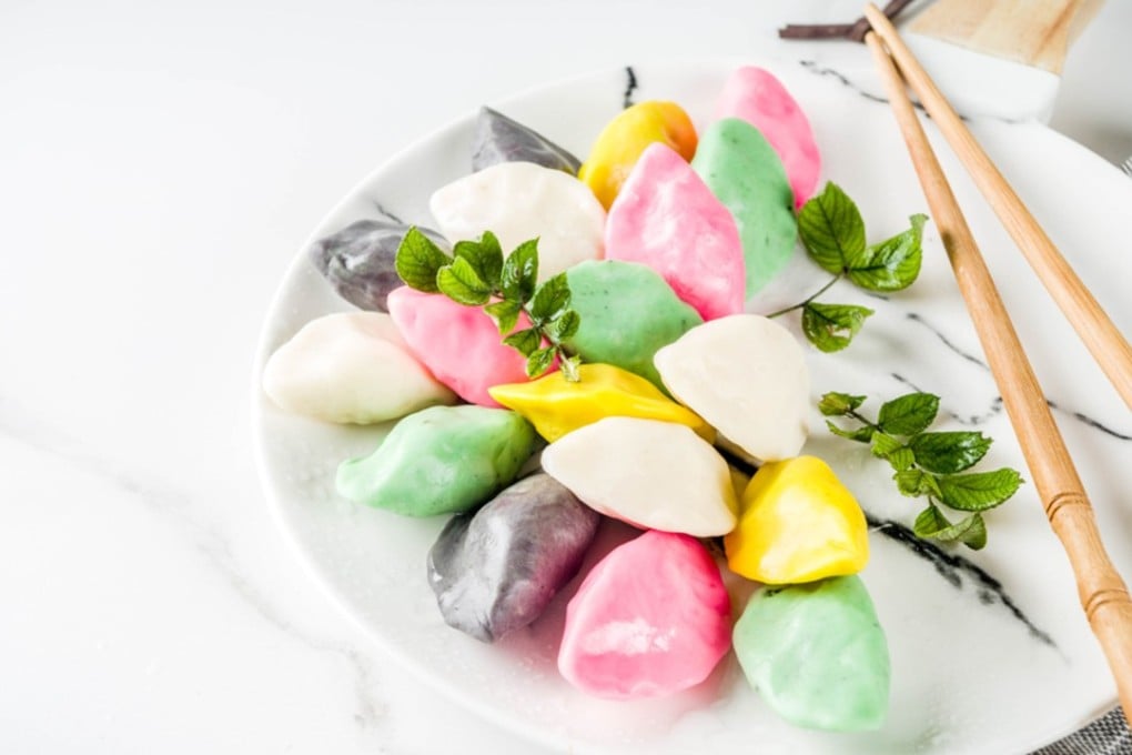 Colourful “songpyeon” rice cakes filled with sweet red bean paste or other sweet fillings are a must eat during Chuseok. Photo: Shutterstock