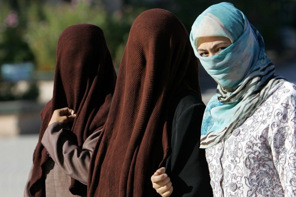Beijing has claimed in a white paper that it protects all cultures and ethnicities in Xinjiang, despite regional authorities last year banning the wearing of burkas. Photo: AFP