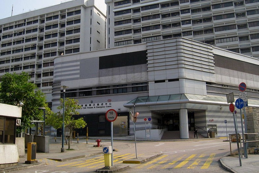 Prince of Wales Hospital in Sha Tin, where the man, 42, was declared dead.