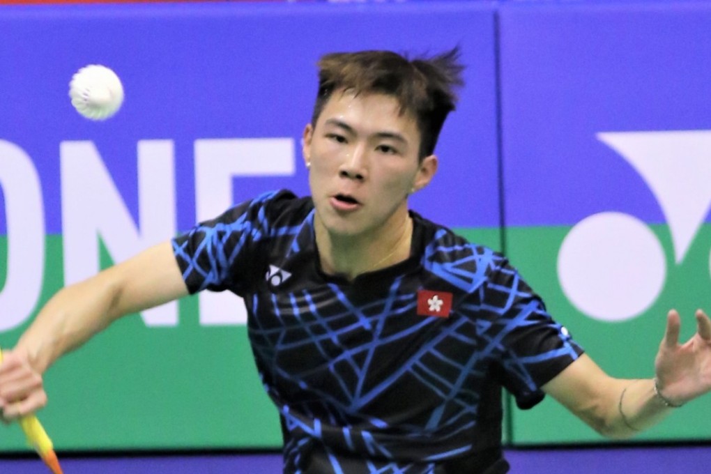 Hong Kong’s Lee Cheuk-yiu in action during his singles semi-final at the Hong Kong Open. Photo: Chan Kin-wa