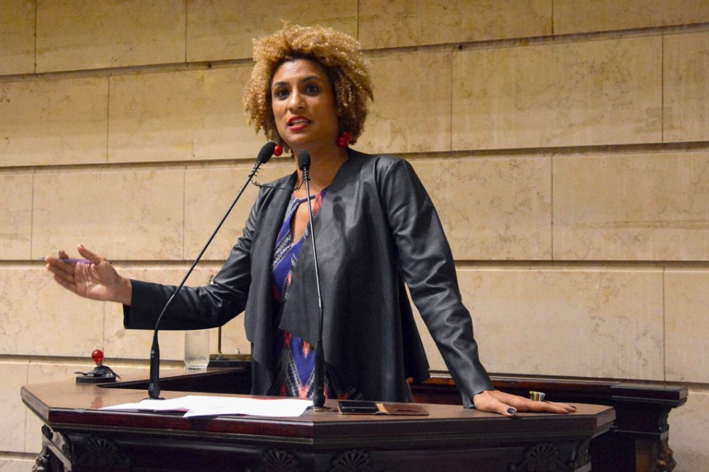 Brazilian councilwoman from the left-wing party PSOL Marielle Franco, was shot in Rio’s city centre in an assassination-style killing. Photo: AFP/Rio de Janeiro Municipal Chamber/Renan Olaz