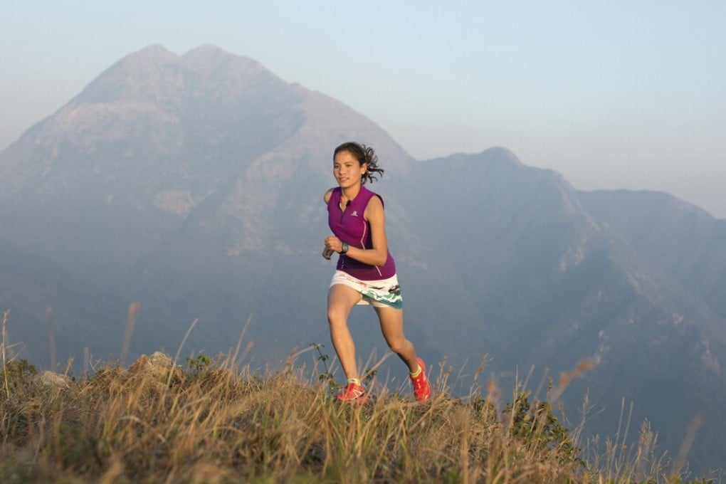 Nepali athlete Sunmaya Budha training on Lantau Island, which has two challenging peaks that feature in many of the trail races in Hong Kong. Photo: Lloyd Belcher Visuals