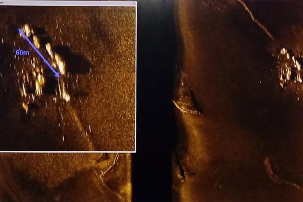 Images reportedly showing the wreckage of the ARA San Juan submarine in the Atlantic Ocean. Photo: EPA