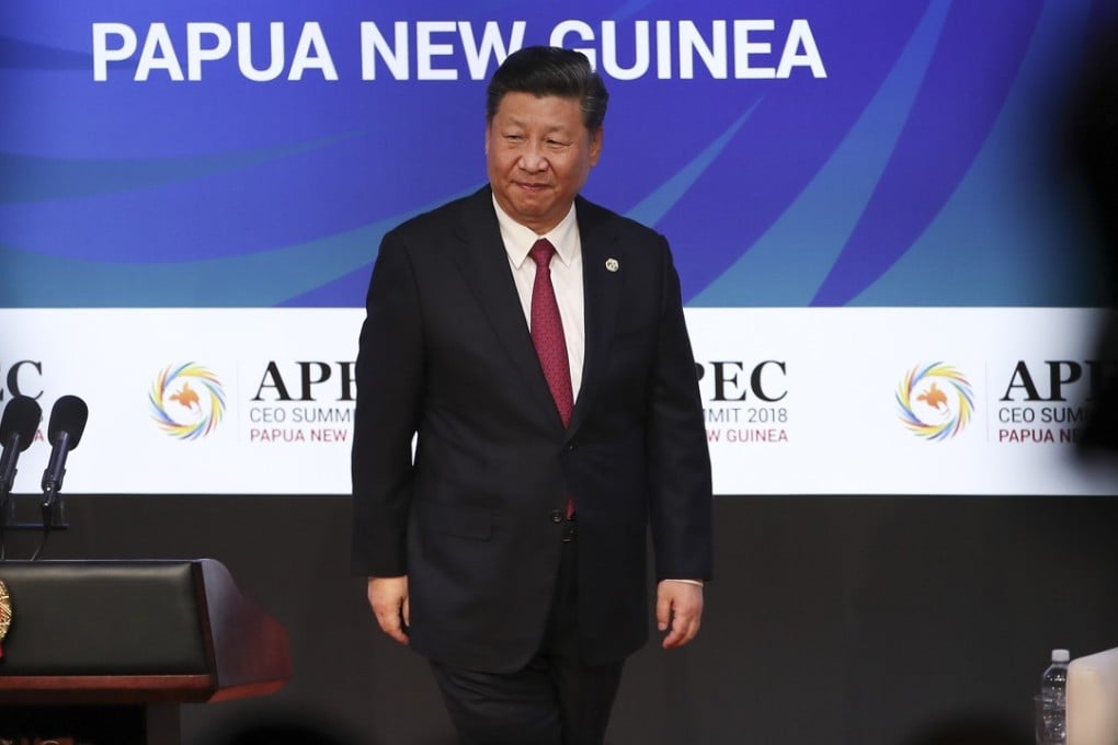 President Xi Jinping’s meetings and speeches during the Apec summit in Port Moresby, Papua New Guinea, were covered by Chinese media but the failure of the summit to agree a communique on afterwards was not. Photo: EPA
