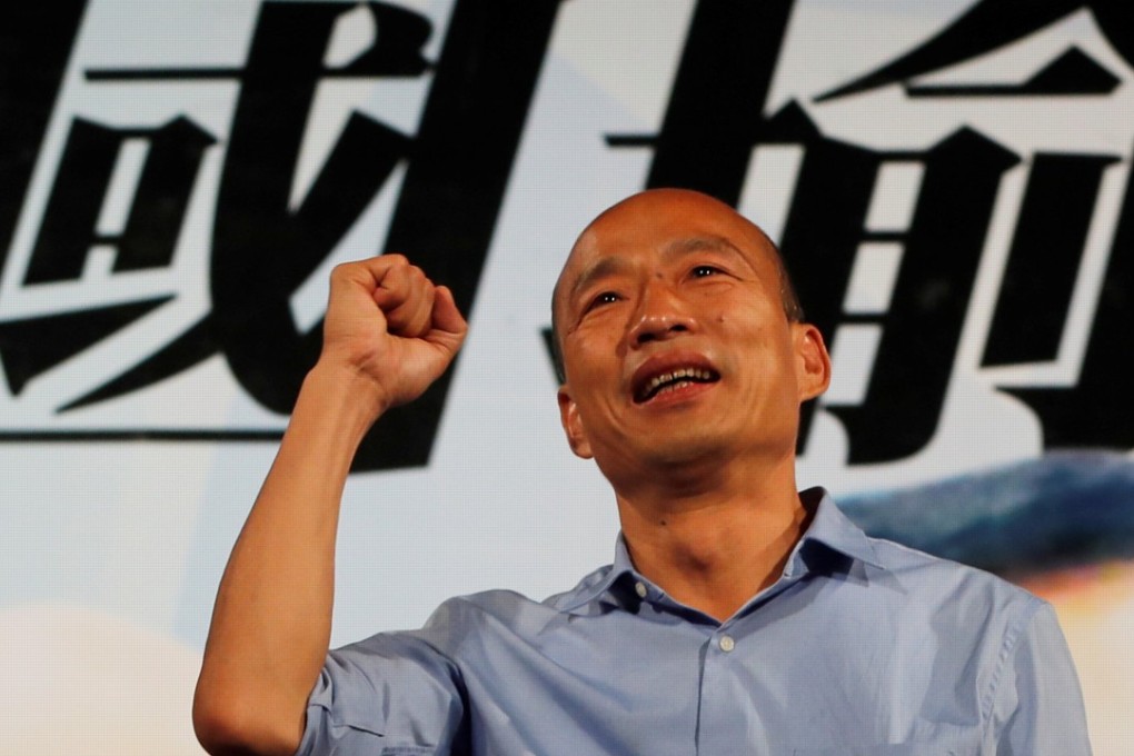 Han Kuo-yu, an opposition Kuomintang outcast since his stint as a legislator ended in 2001, is seriously threatening his Kaohsiung mayoral opponent Chen Chi-mai from the ruling, independence-leaning Democratic Progressive Party ahead of Saturday’s local elections. Photo: Reuters