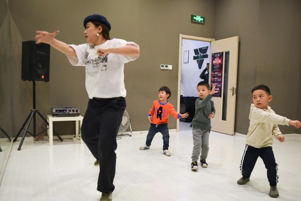 Children take part in street dance, which some parents believe can be beneficial to their development. Photo: AFP