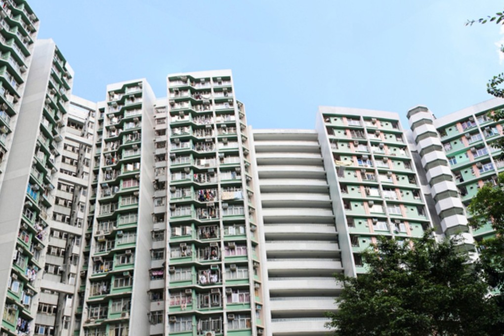 The blaze happened at Lok Fu Estate in Wong Tai Sin. Photo: Handout
