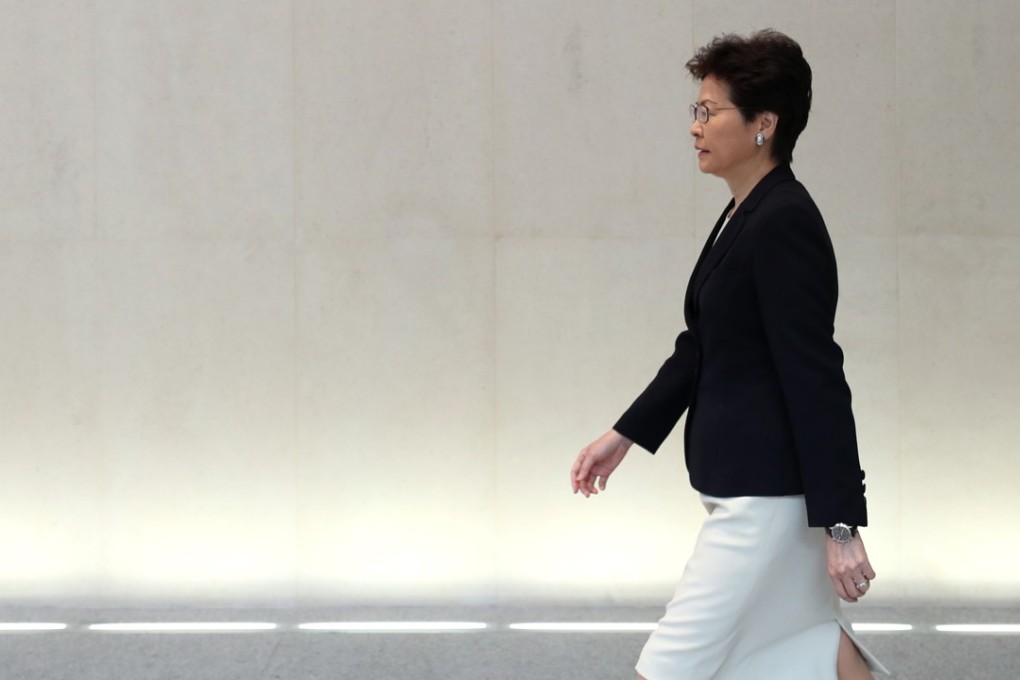Chief Executive of Hong Kong Carrie Lam Lam made the unprecedented move to ban the Hong Kong National Party and so proved herself to be more hard core than her predecessor CY Leung. Photo: Winson Wong