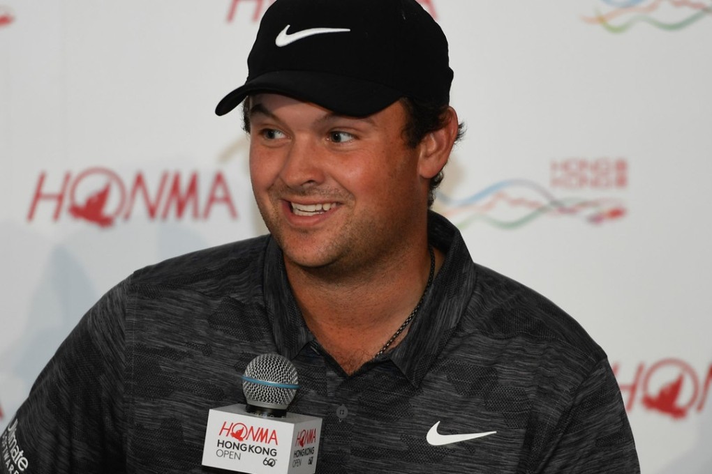 Patrick Reed at the launch of the Honma Hong Kong Open on Tuesday. Photo: Richard Castka