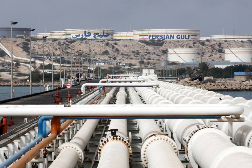The Kharg oil terminal at Iran’s Kharg Island in the Persian Gulf. The US government’s reimposed sanctions, announced earlier this month, also included waivers for eight nations, including China. Photo: EPA-EFE