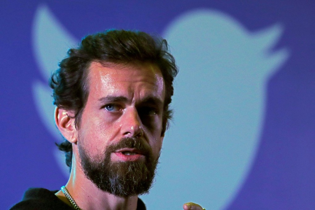 Twitter CEO Jack Dorsey speaks at the Indian Institute of Technology in New Delhi. Photo: Reuters