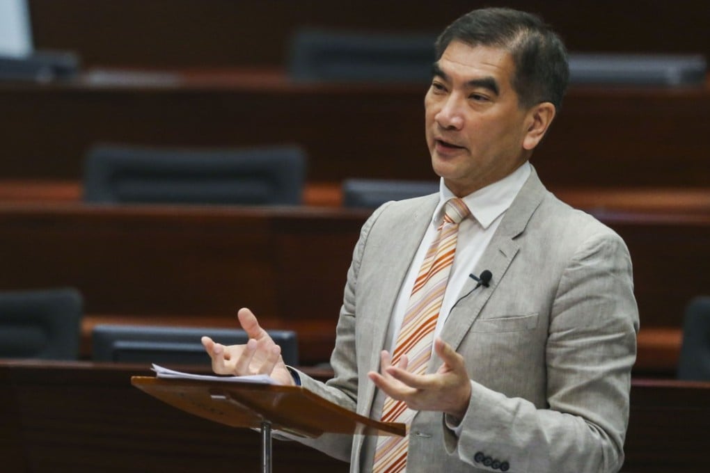 Lawmaker Felix Chung in Legco. Photo: Dickson Lee