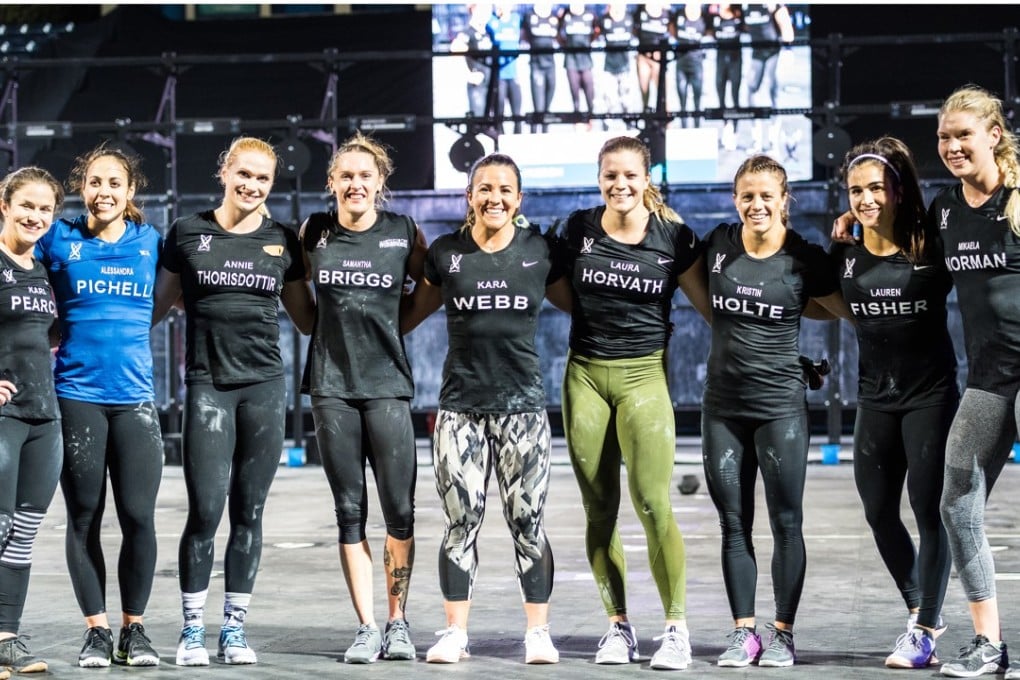 Female competitors at the Dubai CrossFit Championship in 2017. The 2018 edition had the honour of becoming the first invitational under CrossFit Inc.’s new rules. Photo: handout