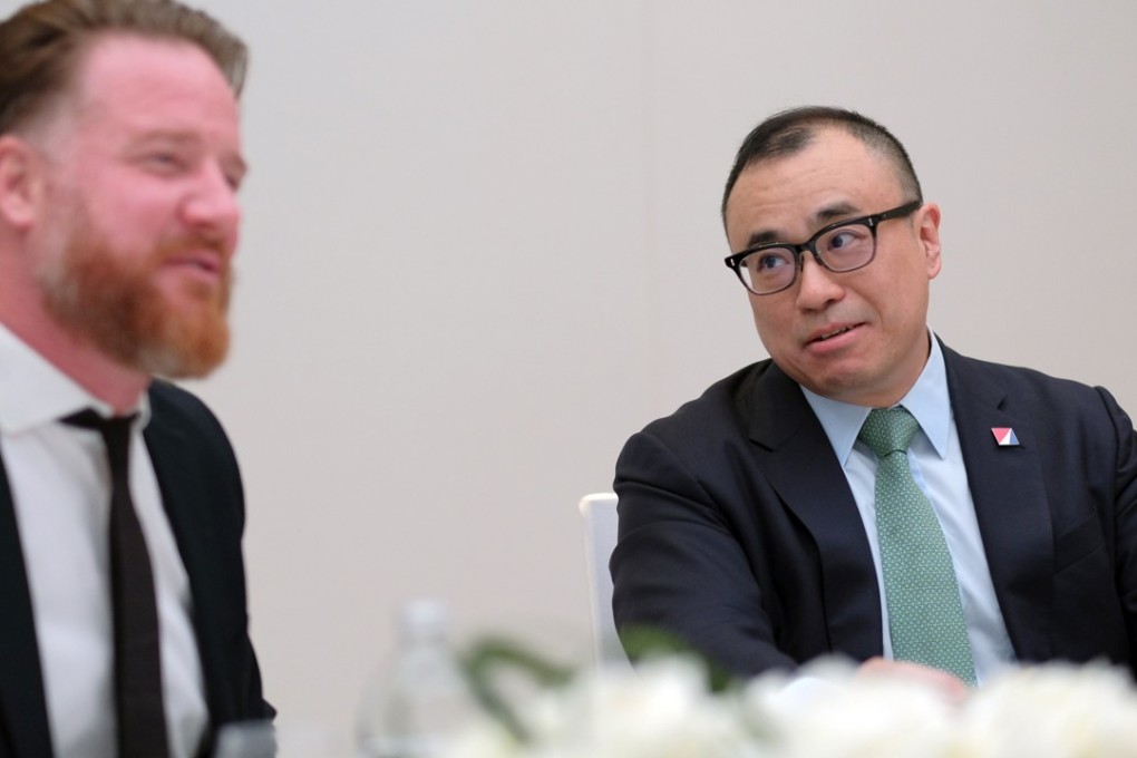 Ricky Knox (left) CEO of Tandem and Ng Wing-fai, president and executive director of Convoy. Photo: Tory Ho