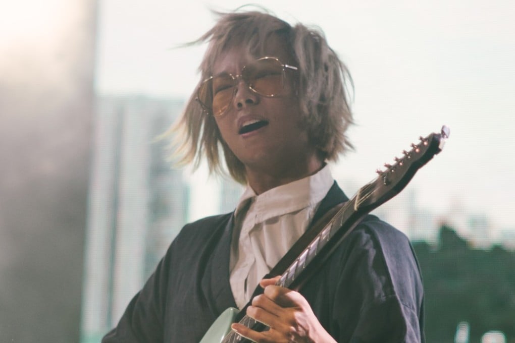 Soni Cheng, the guitarist in Hong Kong math-rock band GDJYB. Picture: Sunny Liu