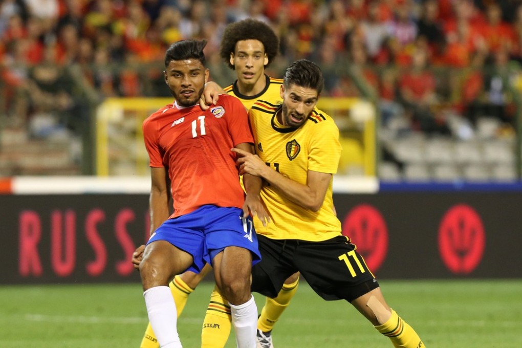 Belgium's Yannick Carrasco (11) in action against Costa Rica. Photo: Reuters