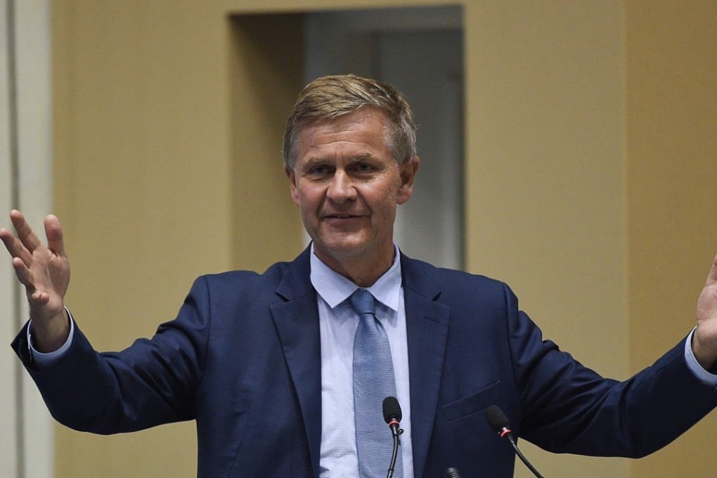 United Nations environment chief Erik Solheim has resigned. File photo: AFP