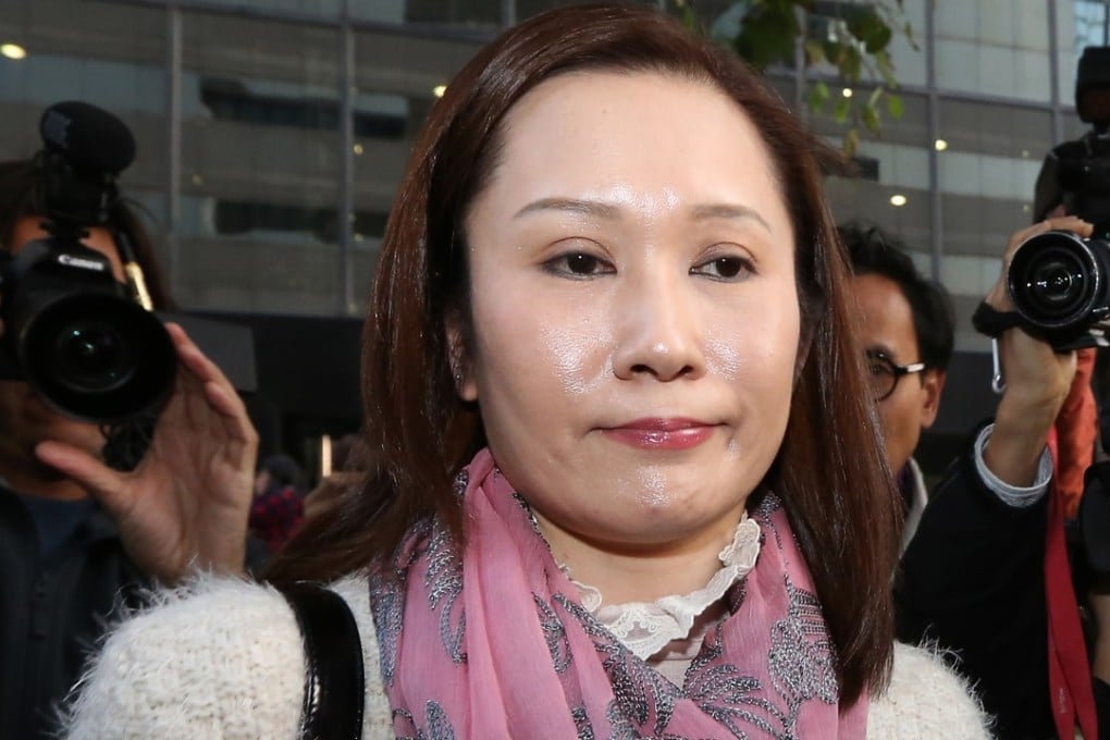 Law Wan-tung has been released from Lo Wu Correctional Institution. Photo: Sam Tsang