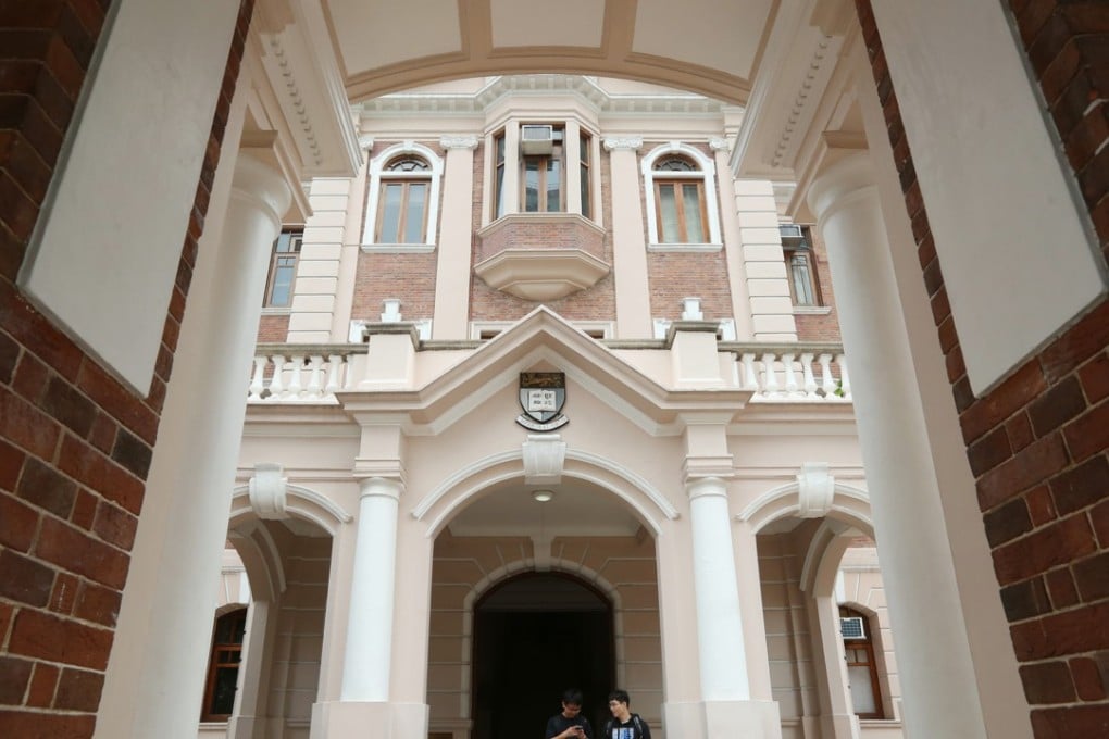 Exterior of the main building of the University of Hong Kong in Pok Fu Lam. Photo: Nora Tam