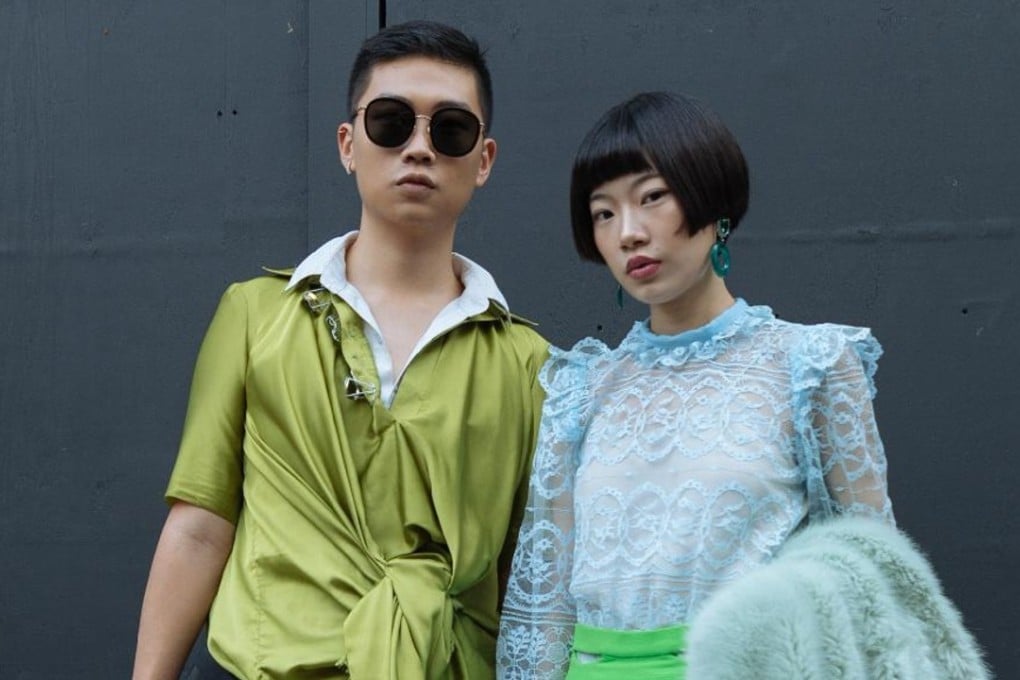 Hong Kong stylist Chan Chi Lung works with fashion influencer Si Lin.