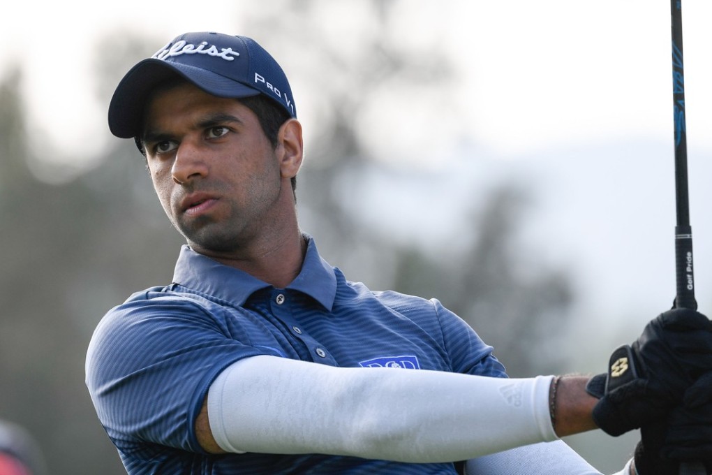 Aaron Rai during the first round of the Hong Kong Open. Photos: Richard Castka
