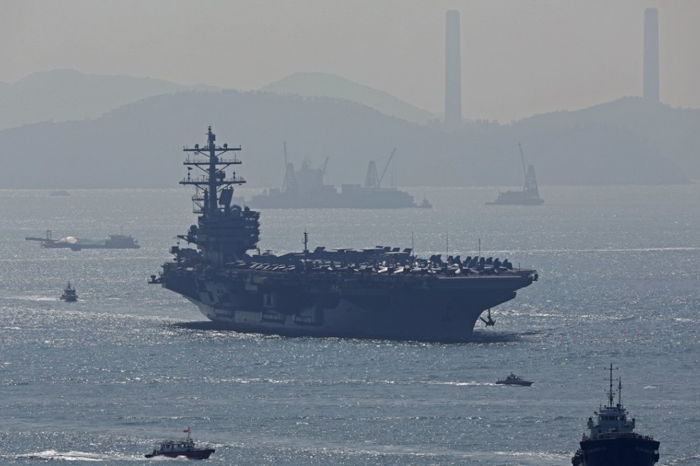 Hong Kong port call by aircraft carrier USS Ronald Reagan is welcome as Washington’s trade war against China rages. Photo: Roy Issa