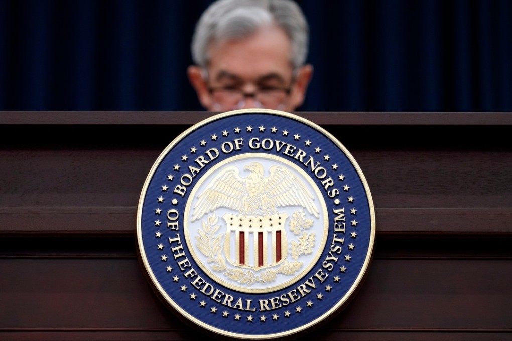 Federal Reserve chairman Jerome Powell speaks at a news conference in March this year. The Fed is sure to tread carefully: if it were to suddenly call an end to its rate-hiking cycle, it would send a worrying signal about the health of America’s economy. Photo: AP