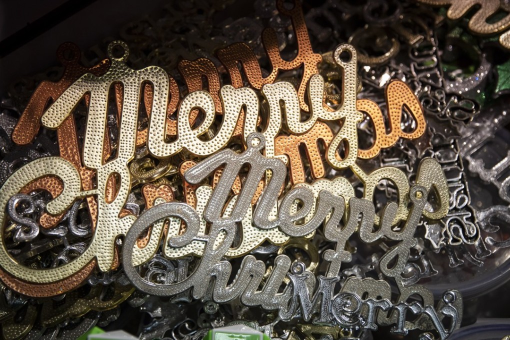 Around 600 companies in Yiwu produce nearly two-thirds of the Christmas decorations sold worldwide. Photo: Bloomberg