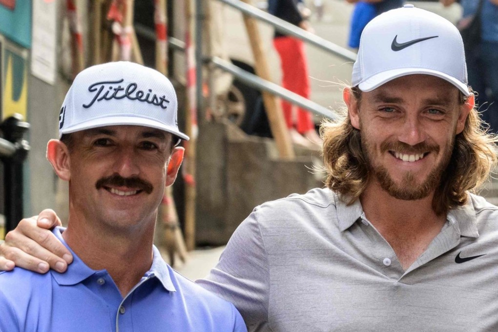 Wade Ormsby of Australia, Tommy Fleetwood of England both have amazing hairstyles, so who’s is better? Sergio Garcia, who played with the two in the second round of the Hong Kong Open, gives his verdict. Photo: AFP