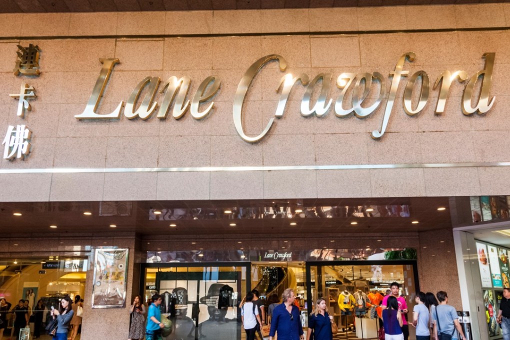Lane Crawford’s store at Times Square, Hong Kong. It has five luxury department stores in China and four in Hong Kong. Photo: Alamy