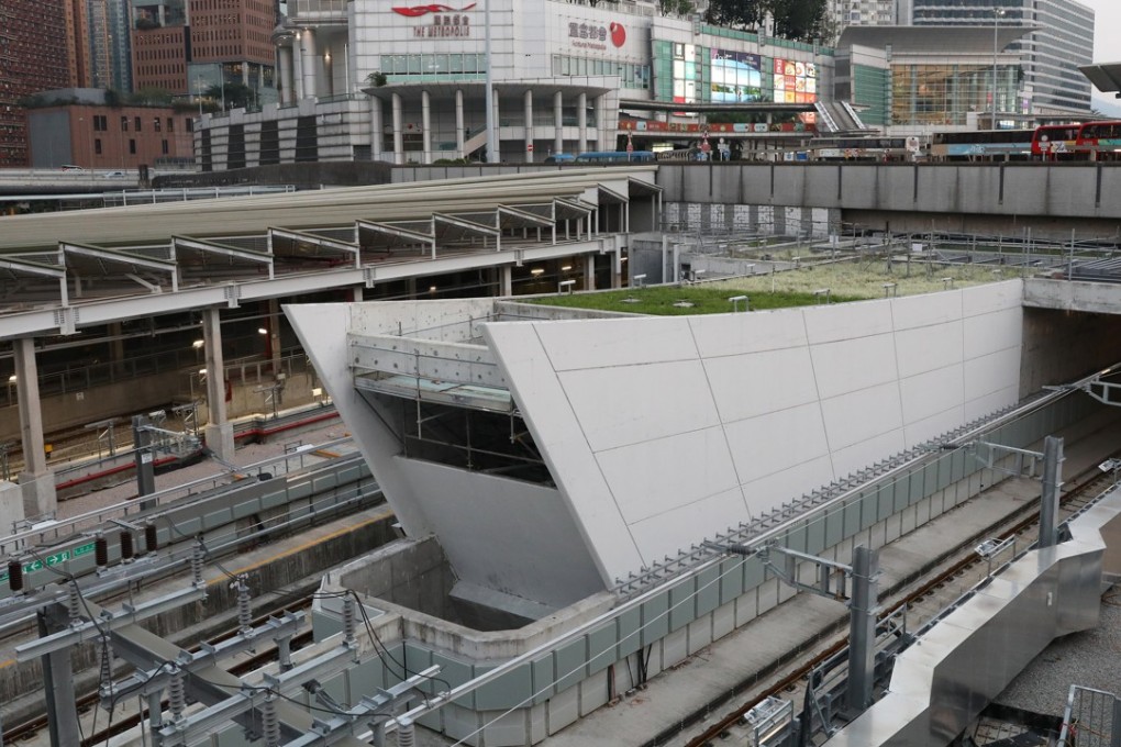 Construction work at Hung Hom station for the MTR Shatin to Central Link. Leighton Contractors (Asia), was barred from bidding for government contracts 15 months because of its work being found to be substandard. Photo: Nora Tam