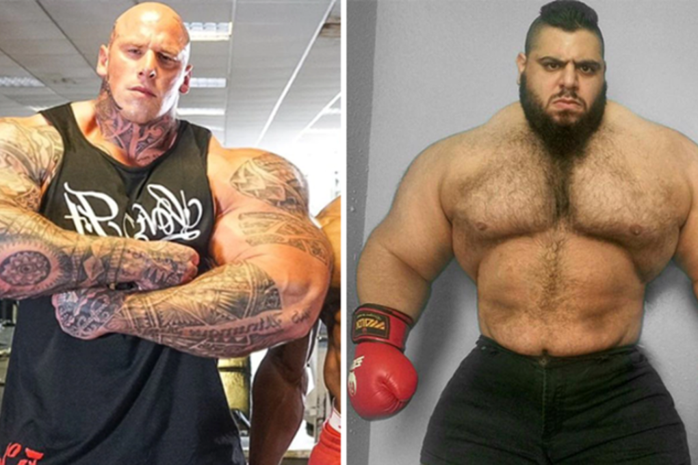Martyn Ford and the ‘Iranian Hulk’ could be set for an MMA fight. Photo: Twitter