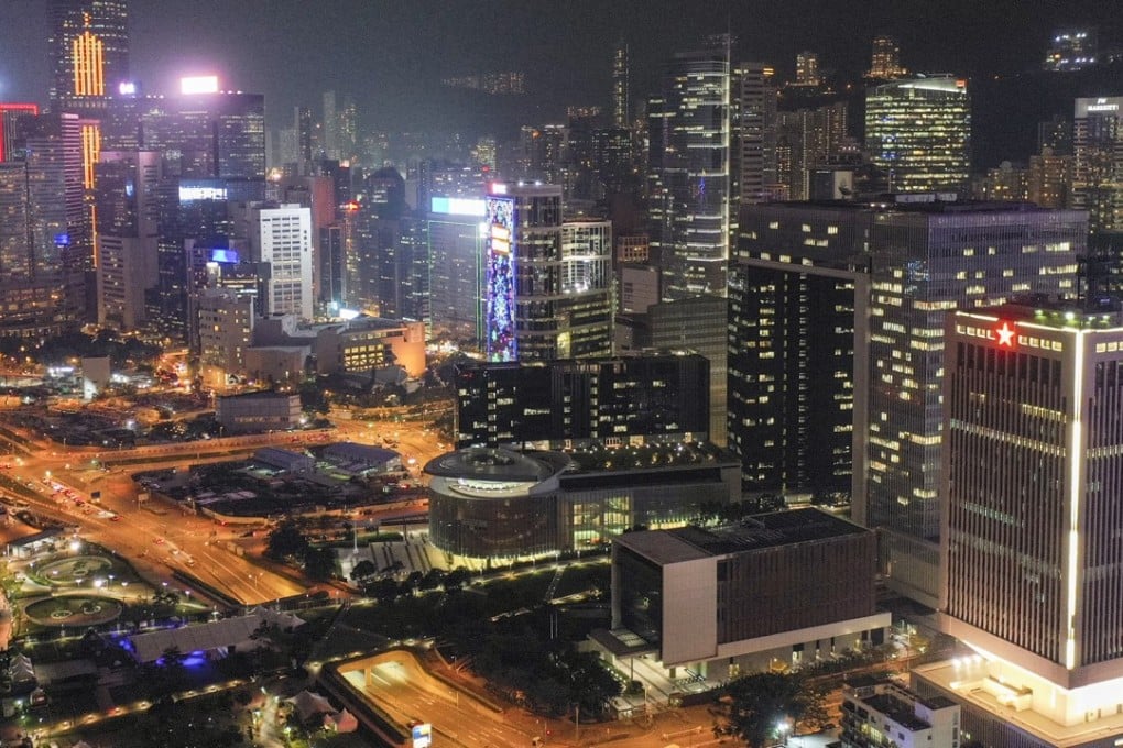 Hong Kong skyline including the Legislative Council complex. Photo: Martin Chan