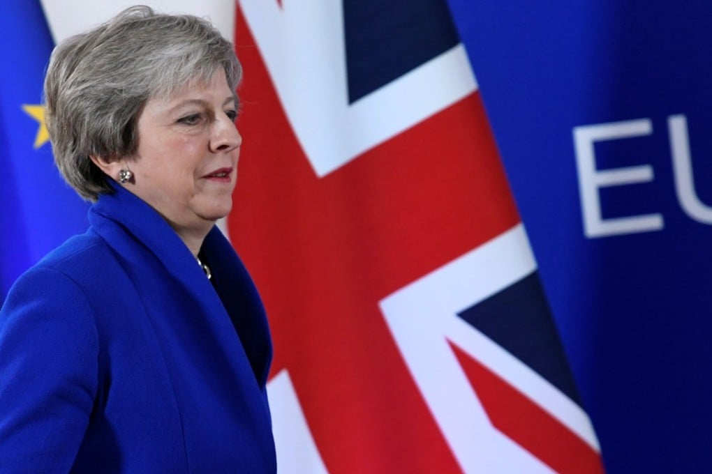 Britain’s Prime Minister Theresa May arriving at a news conference after the EU leaders summit in Brussels, Belgium on November 25, 2018. Photo: Reuters