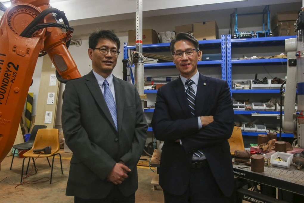 Christopher Chao and John Kao at the University of Hong Kong campus in Pok Fu Lam. Photo: Jonathan Wong