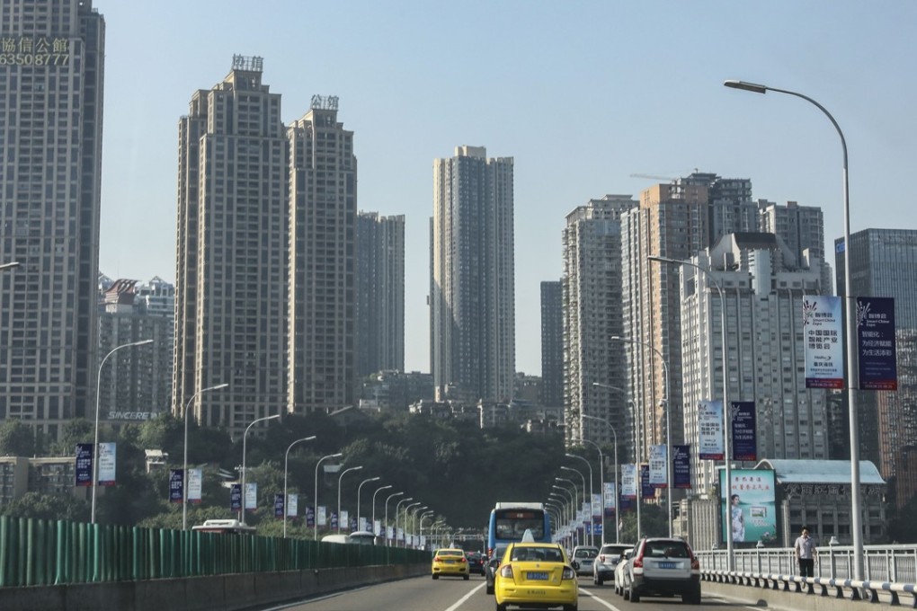 Chongqing is behind in its growth target, largely because of faltering investment in major industries such as electronics and auto manufacturing. Photo: Simon Song