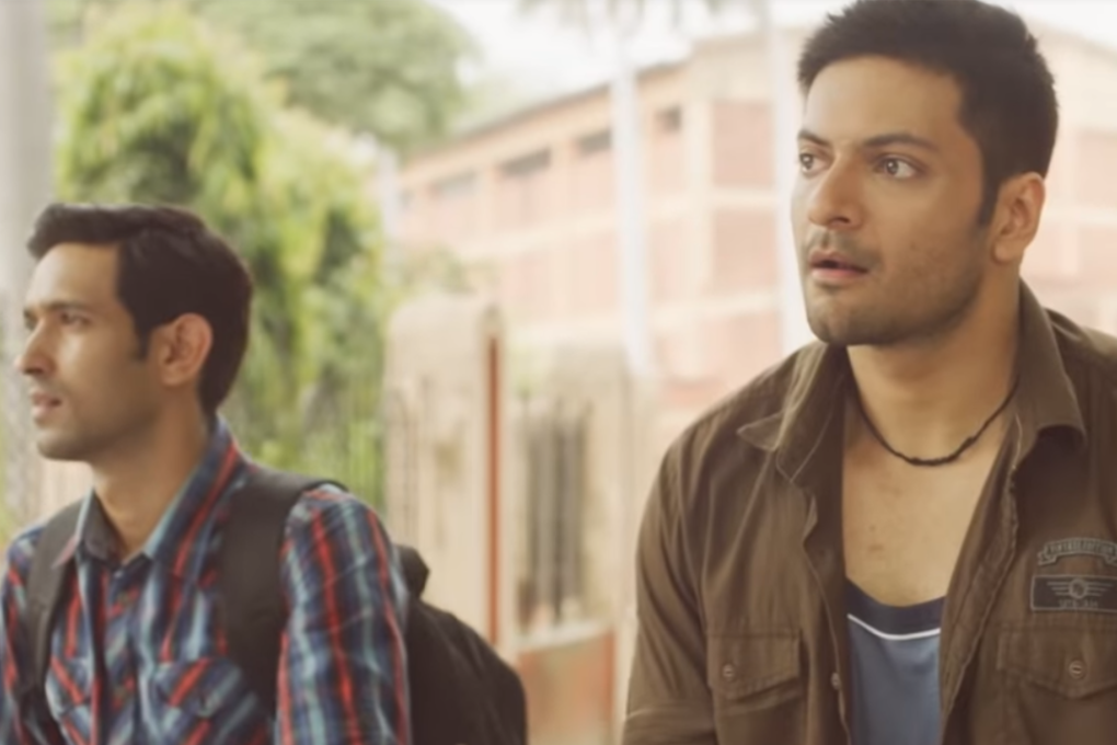 Vikrant Massey (left) and Ali Fazal as Bablu and Guddu Pandit, two brothers who find themselves in a dangerous power play in Amazon Prime’s new Indian drama, Mirzapur. Picture: YouTube