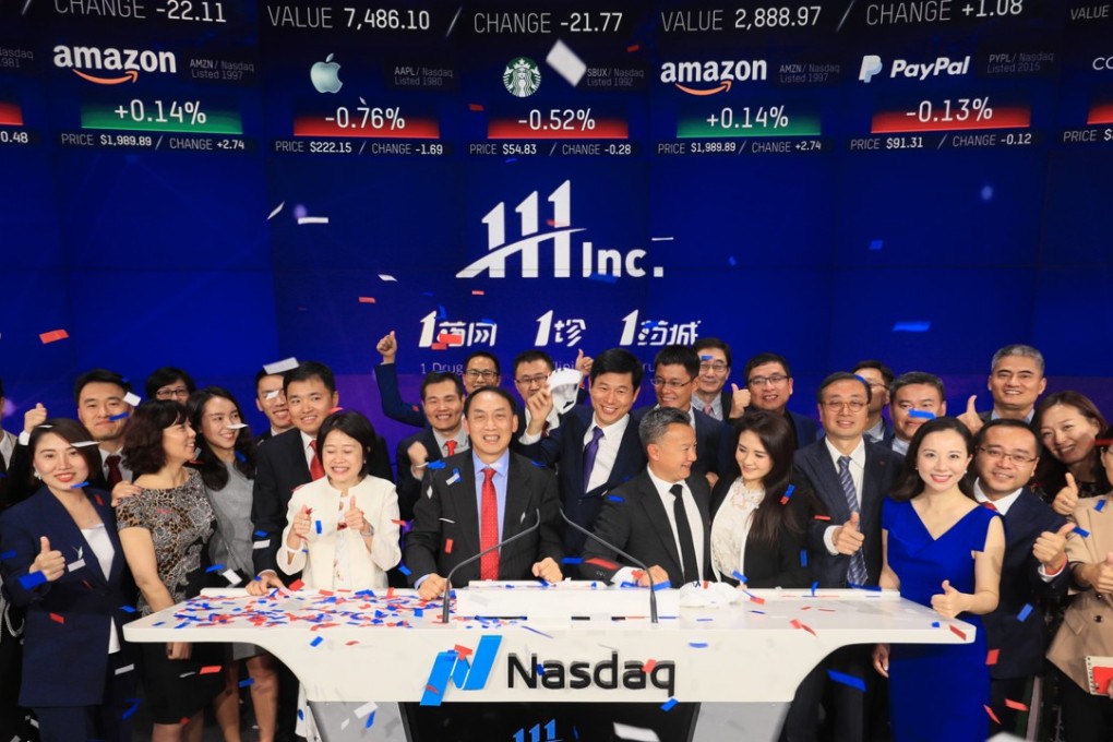 The Shanghai-based 111 operates 1 Drugstore, an online retail pharmacy; 1 Clinic, an online health consultation platform for consumers; and 1 Drugmall, a one-stop shop that provides pharmacies with a wide range of pharmaceutical products. Photo: Handout