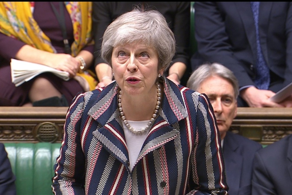 Prime Minister Theresa May made a blunt appeal to sceptical lawmakers on Monday to back her divorce deal with the European Union. Photo: AFP
